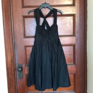 French connection dress with sweetheart neckline